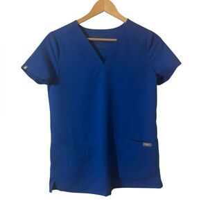 FIGS scrub top shirt blue XXS